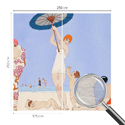 Moderní fototapeta na míru Retro pláž