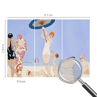 Moderní fototapeta na míru Retro pláž