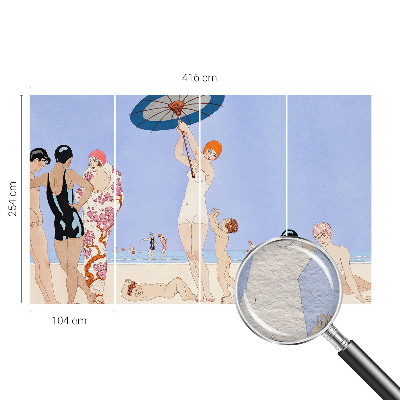 Moderní fototapeta na míru Retro pláž