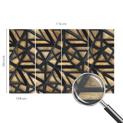 Fototapeta na míru do obýváku Geometrické spojení