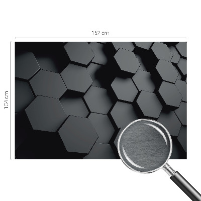Fototapeta na míru do ložnice 3D šestiúhelníky