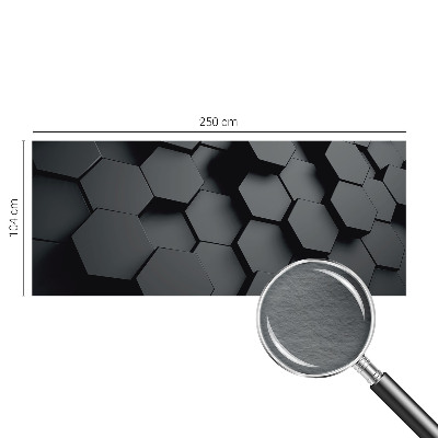 Fototapeta na míru do ložnice 3D šestiúhelníky