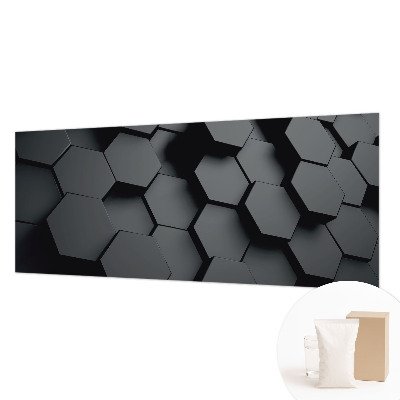 Fototapeta na míru do ložnice 3D šestiúhelníky