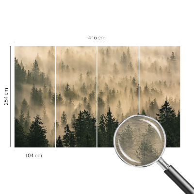 Fotografická tapeta vliesová Lesní mlha