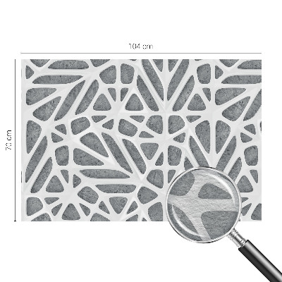 Fototapeta s potiskem na vliesu Geometrická síť