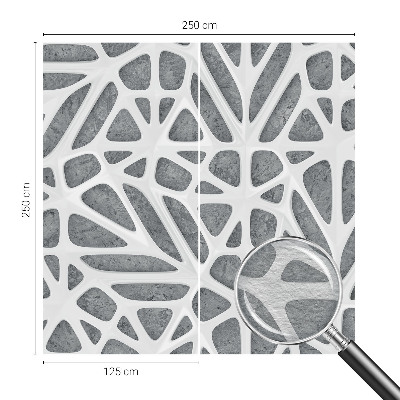 Fototapeta s potiskem na vliesu Geometrická síť