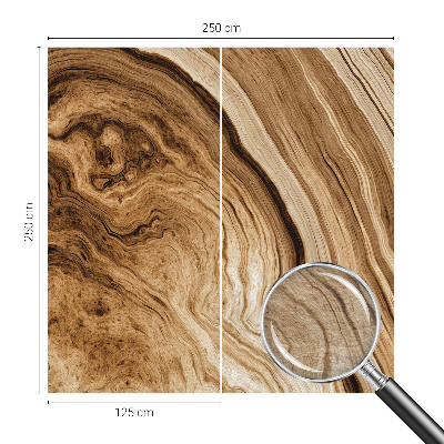 Vliesová fototapeta do ložnice Dřevěné zrno