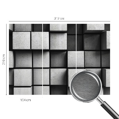 Vliesová fototapeta pro děti Geometrické kostky