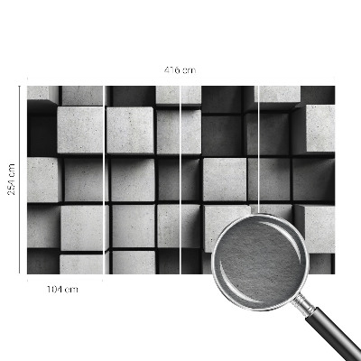 Vliesová fototapeta pro děti Geometrické kostky