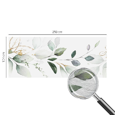 Fototapeta na míru do ložnice Zelené listy