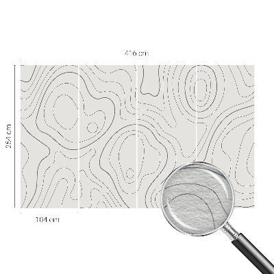 Fototapeta na míru do obýváku Tekutinové linky