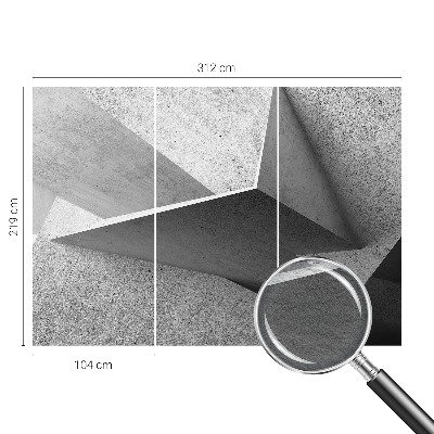 Vliesová fototapeta s potiskem Geometrické struktury