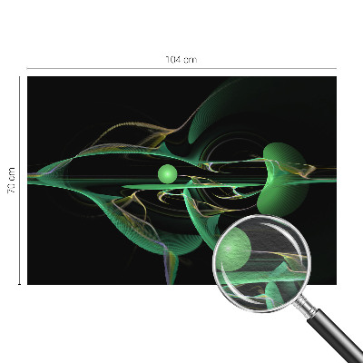 Vliesová fototapeta na zeď Zelené vlny