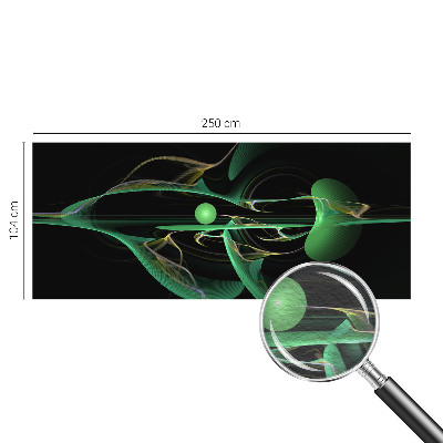 Vliesová fototapeta na zeď Zelené vlny