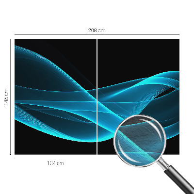 Dekorativní fototapeta na zeď Poutavé vlny