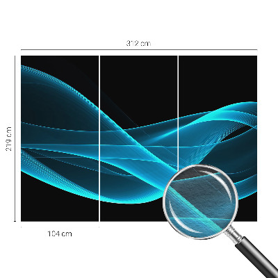 Dekorativní fototapeta na zeď Poutavé vlny