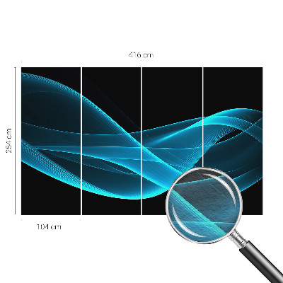 Dekorativní fototapeta na zeď Poutavé vlny