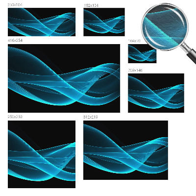 Dekorativní fototapeta na zeď Poutavé vlny