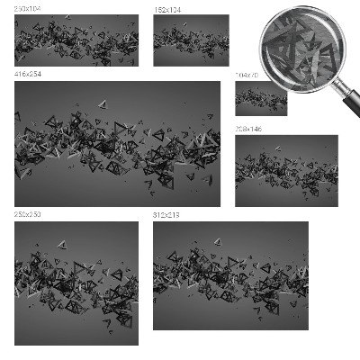 Fotografická tapeta vliesová Geometrické abstrakce