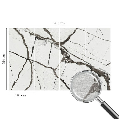 Fototapeta s potiskem na vliesu Mramorové praskliny