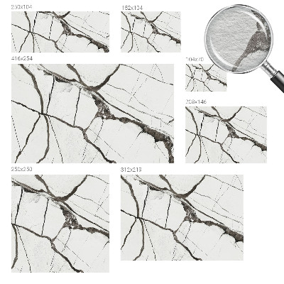 Fototapeta s potiskem na vliesu Mramorové praskliny