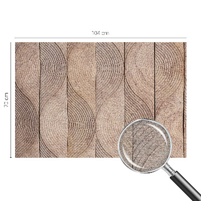 Fotografická tapeta na vliesu Vlny dřeva