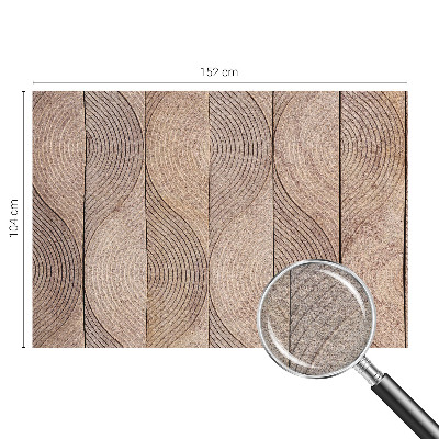 Fotografická tapeta na vliesu Vlny dřeva