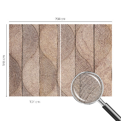 Fotografická tapeta na vliesu Vlny dřeva