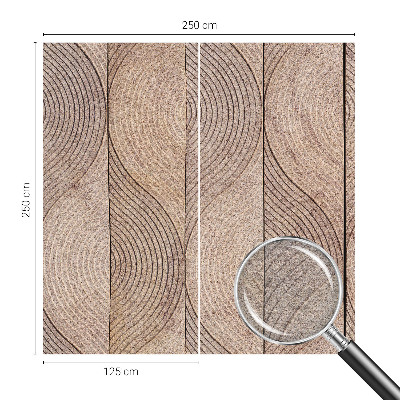 Fotografická tapeta na vliesu Vlny dřeva