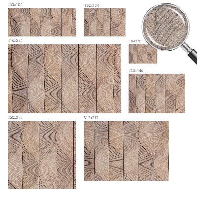 Fotografická tapeta na vliesu Vlny dřeva