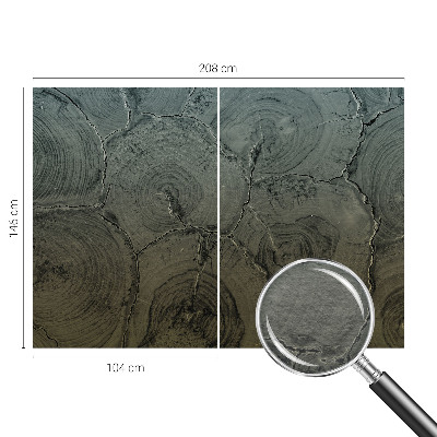 Fototapeta na zeď Dřevěné kroužky