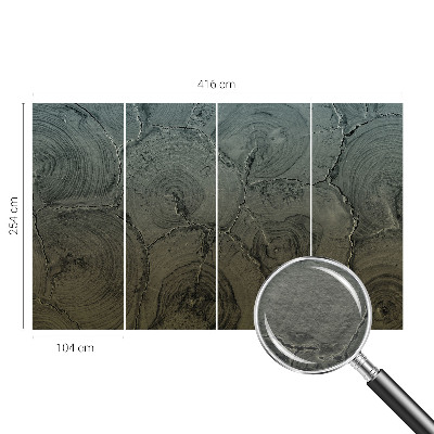 Fototapeta na zeď Dřevěné kroužky