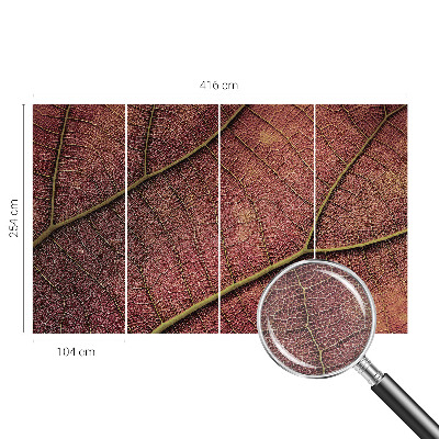 Vliesová fototapeta do obýváků Listová textura