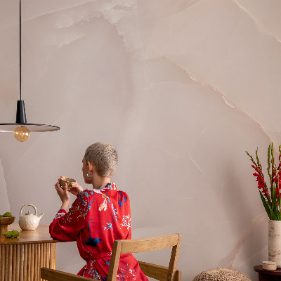 Dekorativní fototapeta na zeď Růžový mramor