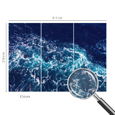 Vliesová fototapeta do ložnice Mořské vlny