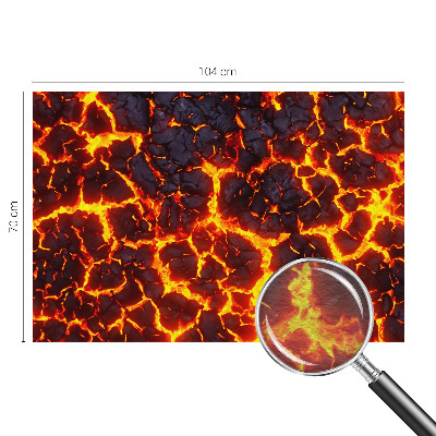 Fotografická tapeta vliesová Silné magma