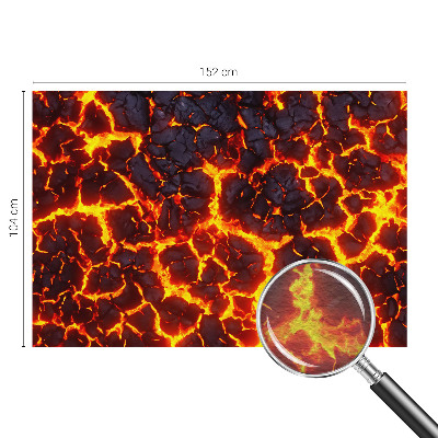 Fotografická tapeta vliesová Silné magma