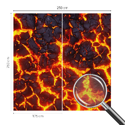 Fotografická tapeta vliesová Silné magma