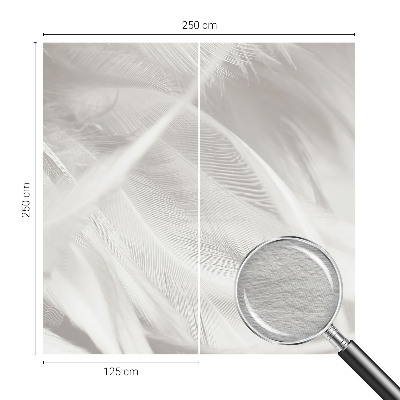 Moderní fototapeta na míru Jemné peří