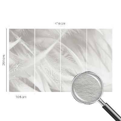 Moderní fototapeta na míru Jemné peří