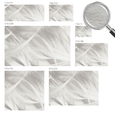 Moderní fototapeta na míru Jemné peří