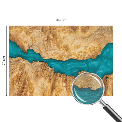 Fototapeta na míru do ložnice Dřevo a pryskyřice