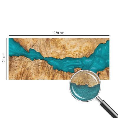 Fototapeta na míru do ložnice Dřevo a pryskyřice