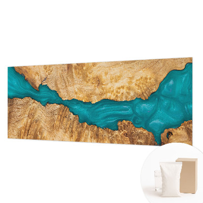 Fototapeta na míru do ložnice Dřevo a pryskyřice