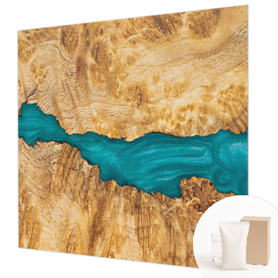 Fototapeta na míru do ložnice Dřevo a pryskyřice