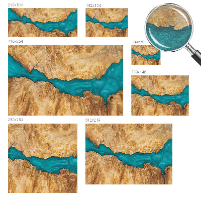 Fototapeta na míru do ložnice Dřevo a pryskyřice