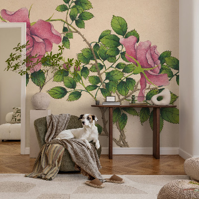 Vliesová fototapeta do obýváků Romantické růže