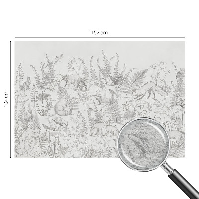 Fototapeta do ložnice Lesní zvířata