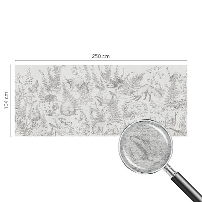 Fototapeta do ložnice Lesní zvířata