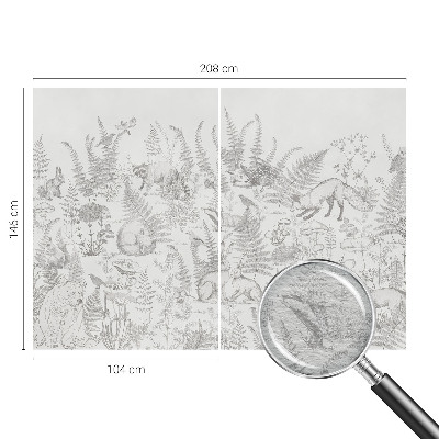 Fototapeta do ložnice Lesní zvířata